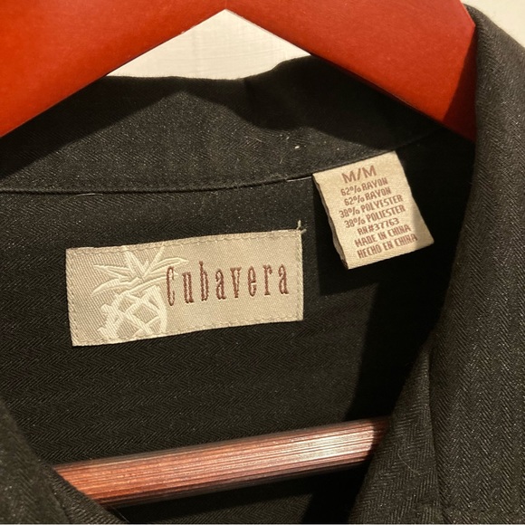 Mens Cubavera Dress Shirt M - Picture 3 of 4